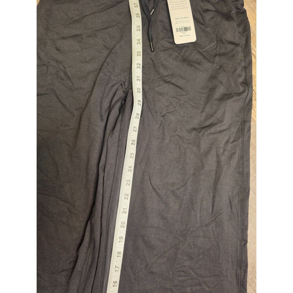 New CRZ YOGA Womens Black Wide Leg Pants Drawstring Lounge Yoga Trousers Size S - Picture 4 of 7